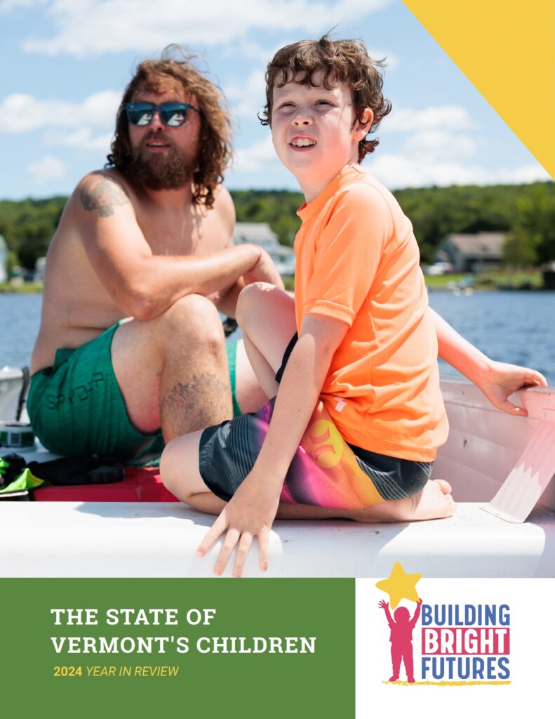 Cover of The State of Vermont's Children: 2024 Year in Review report