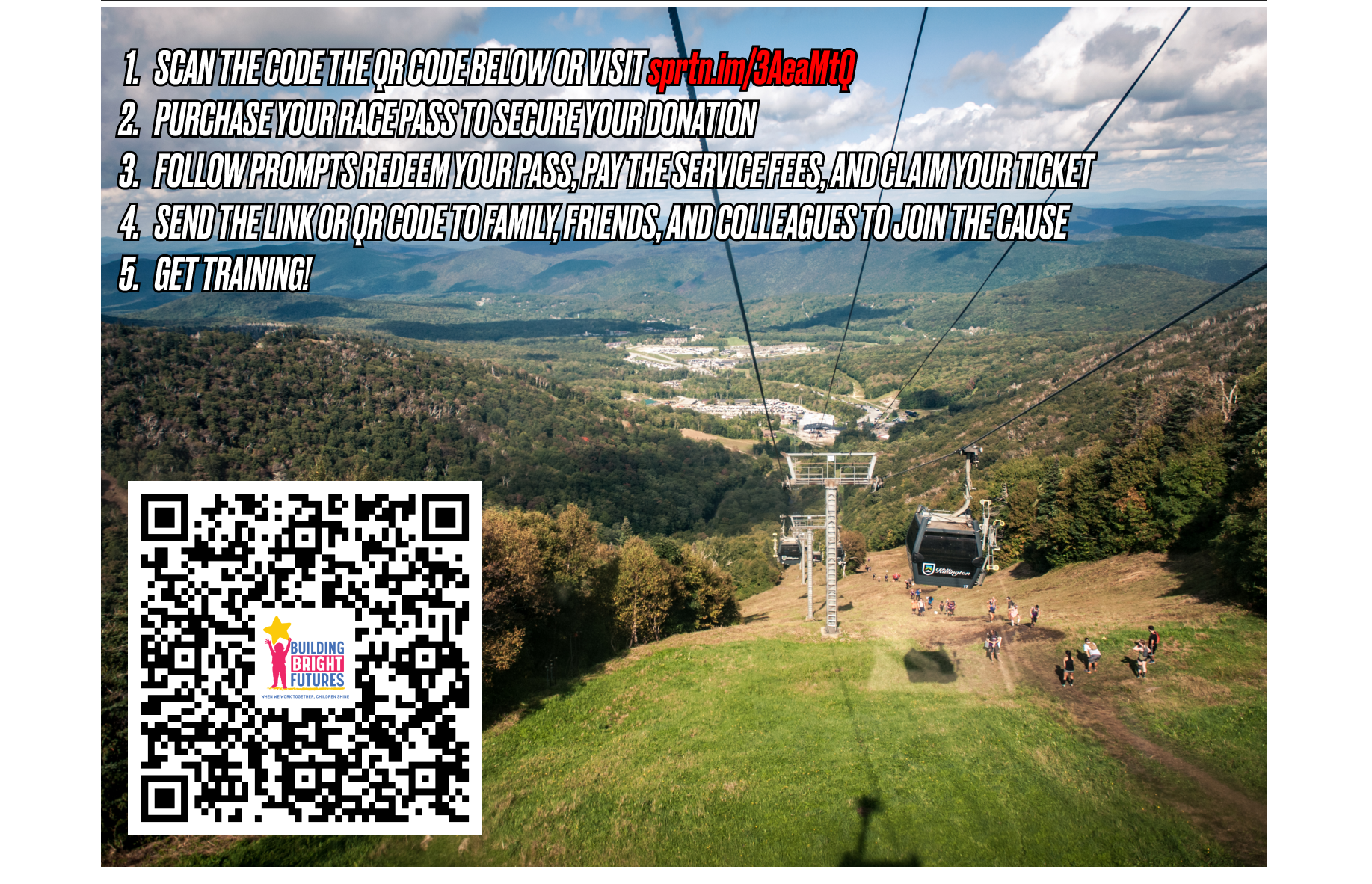 Part of flyer for Spartan Trail 10K race on Sept. 11, 2022 at Killington