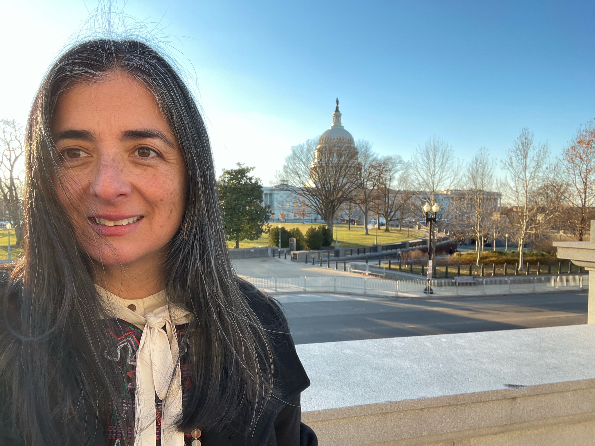 Flor Diaz Smith at the Vermont Statehouse