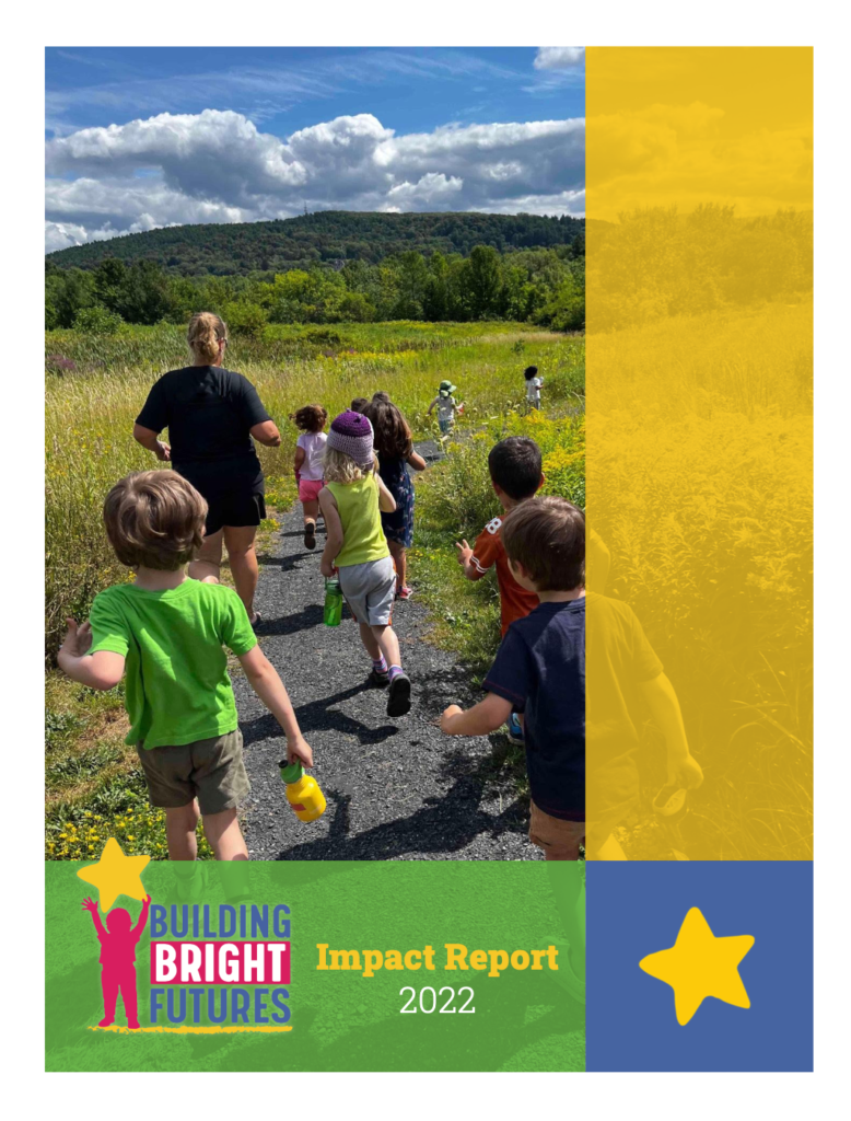 Front cover of BBF Impact Report FY22